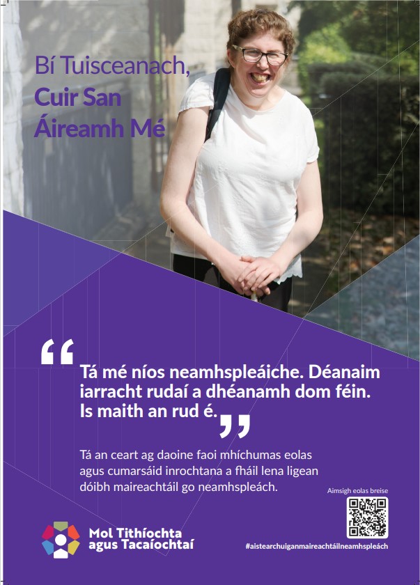 helen irish poster A Irish Poster for the understand me include me campaign of Helen